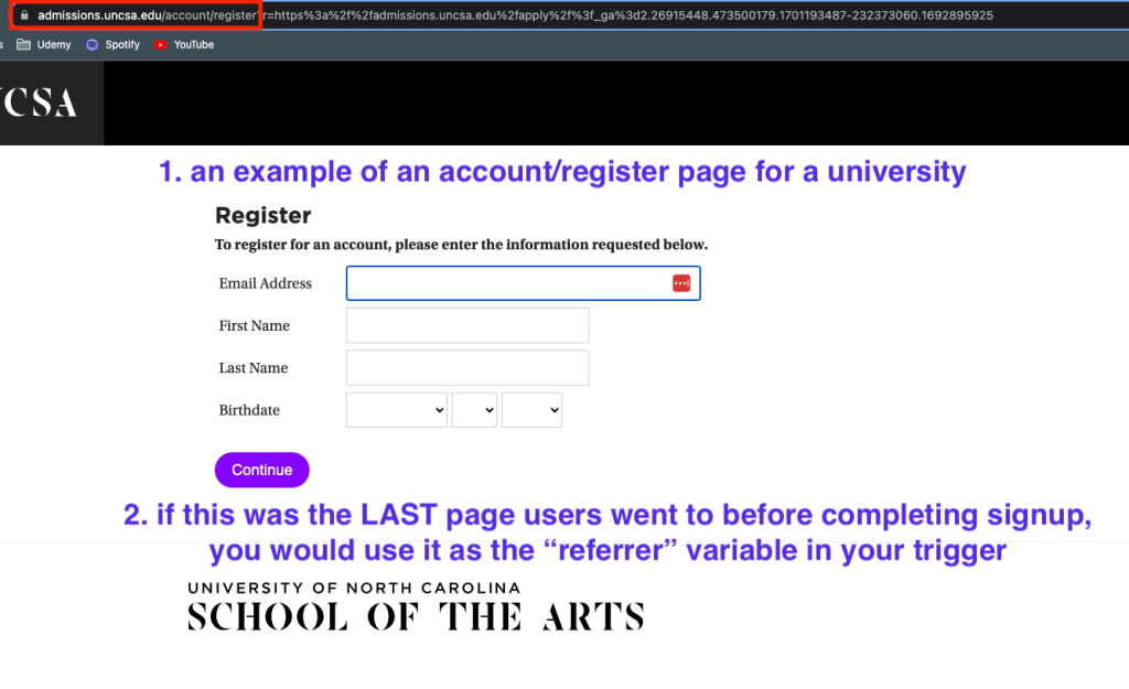 Account Creations with Google Tag Manager